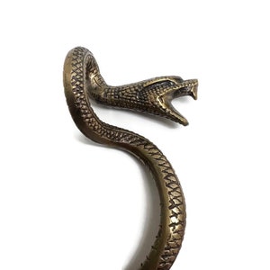 2 Very Heavy Small Curly Snake SOLID Brass 7 Inch 18 Cm Cast Hand Made ...