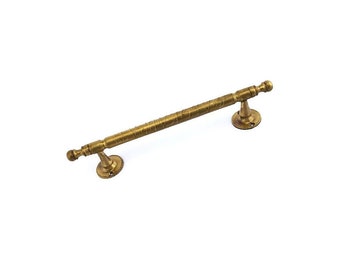 face fix 12" inch solid brass Large  Kitchen Cabinet Grab pull 32 cm Old D Style Door Handle heavy  Solid Brass ends Box lift