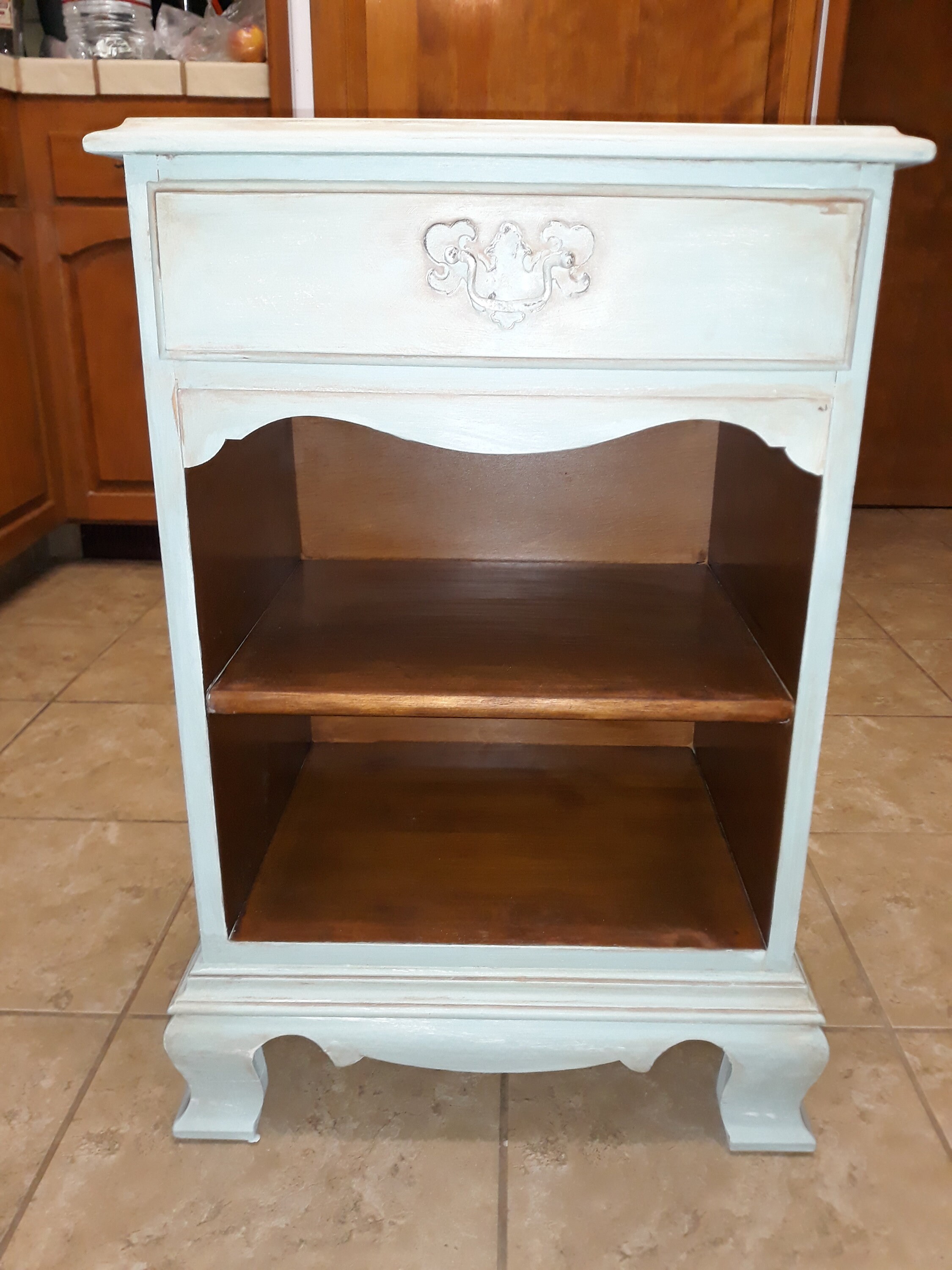 Solid maple accent or end table Etsy