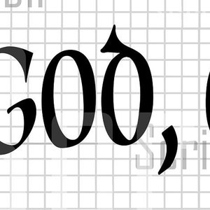 Deus County Notre Dame Vector SVG JPG PNG Cut Arquivo