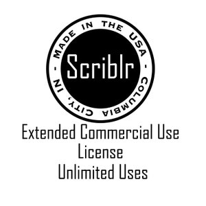 Scriblr Extended Commercial Use License - Unlimited Use (See details)