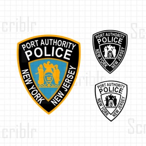 New York New Jersey Port Authority Patch Logo SVG PNG Cutfile