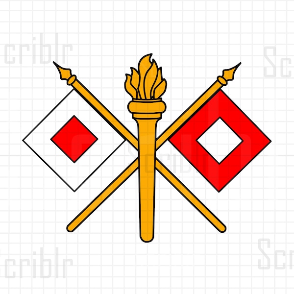 Army Signal Corp Logo Vector SVG PNG JPG Cut File