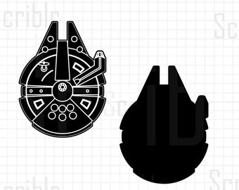 Millennium Falcon Svg - Etsy UK