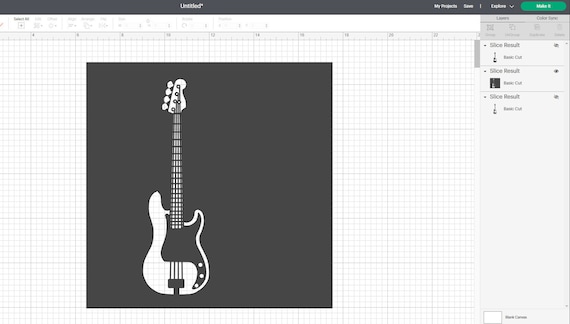 Silhouette - ポン太ページ！ Bass Guitar SVG - Instant Digital Download - Svg, Png, Dxf