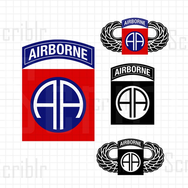 82nd Airborne Vector SVG, JPG, PNG