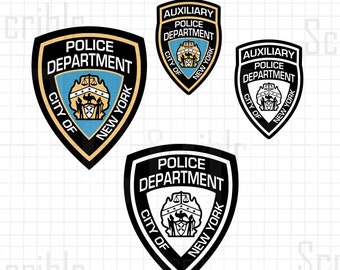 NYPD SVG Vector Cut File New York Police Department