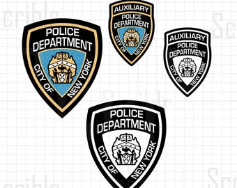 NYPD SVG ベクター カット ファイル ニューヨーク市警察 - Etsy 日本