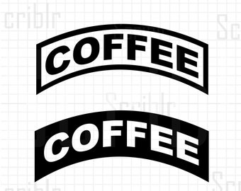 Army Coffee Tab SVG Vector Cutfile