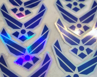 AirForce Holographic Stickers