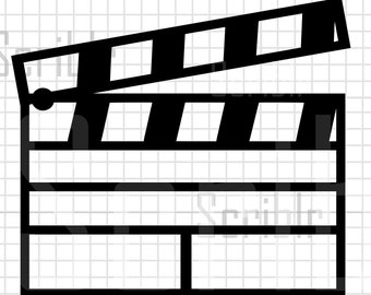 Movie Clacker SVG Vector PNG JPG