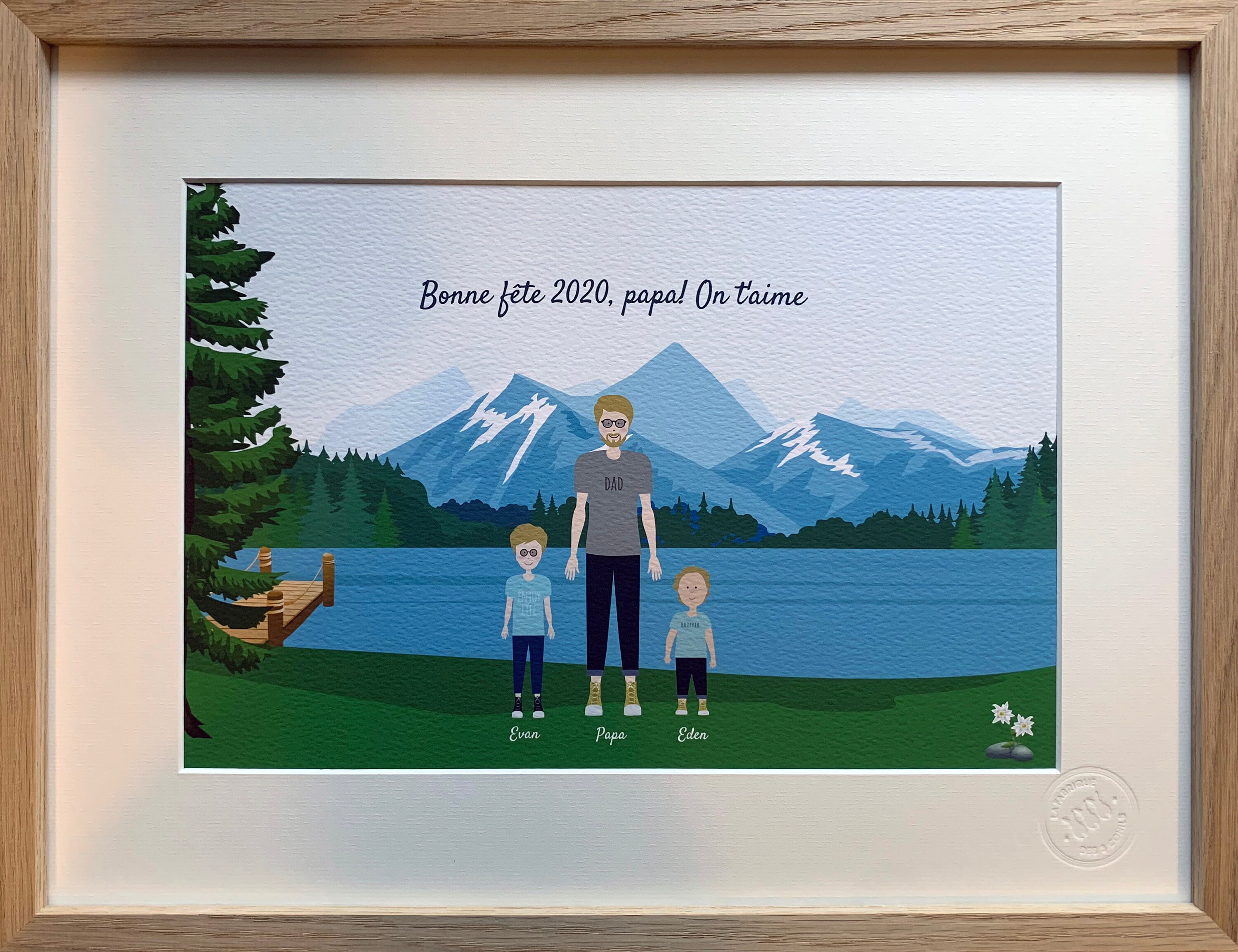 Illustration Famille La Montagne