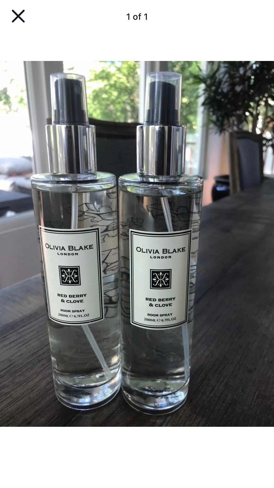 Olivia Blake London Red Berry & Clove room sprays x 2 Etsy