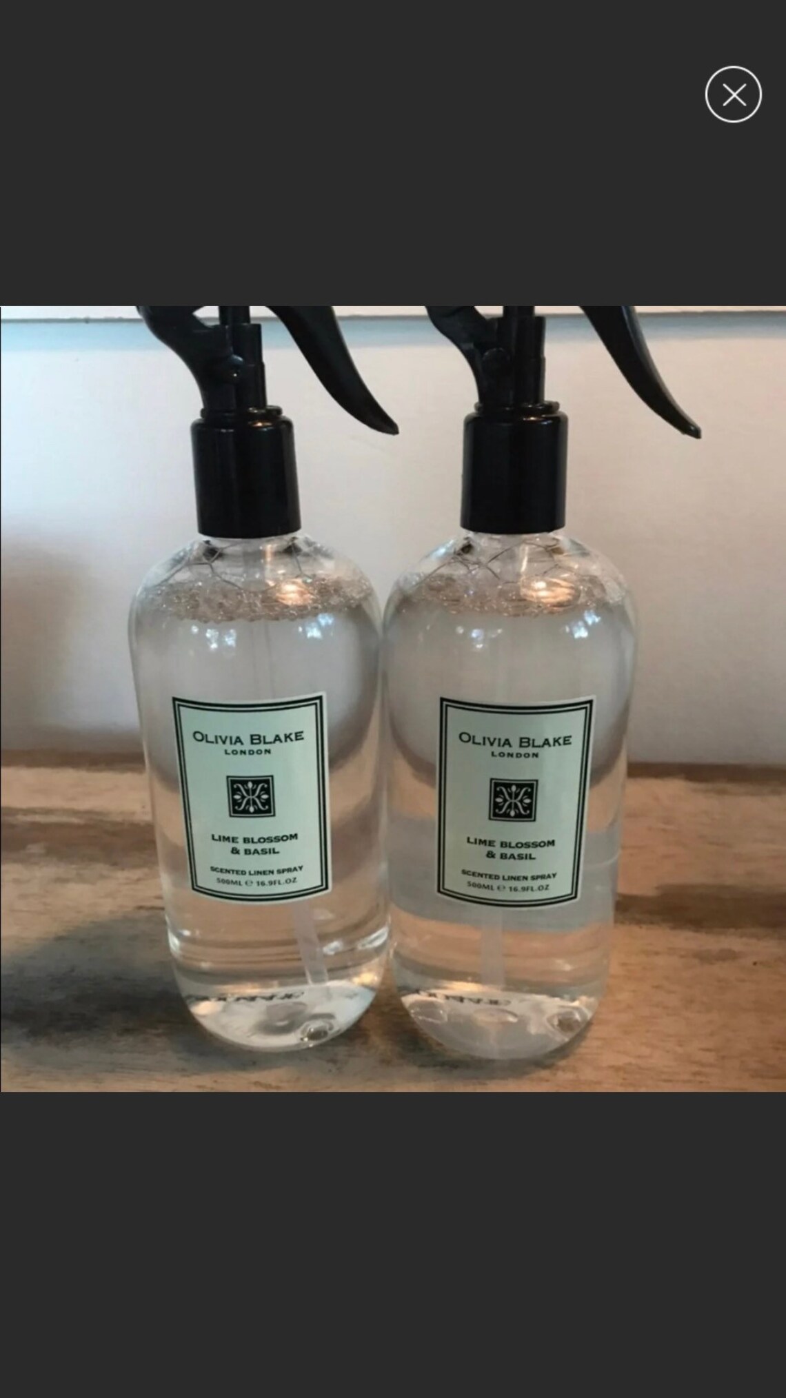 2 Olivia Blake London LIME BLOSSOM BASIL linen sprays Etsy