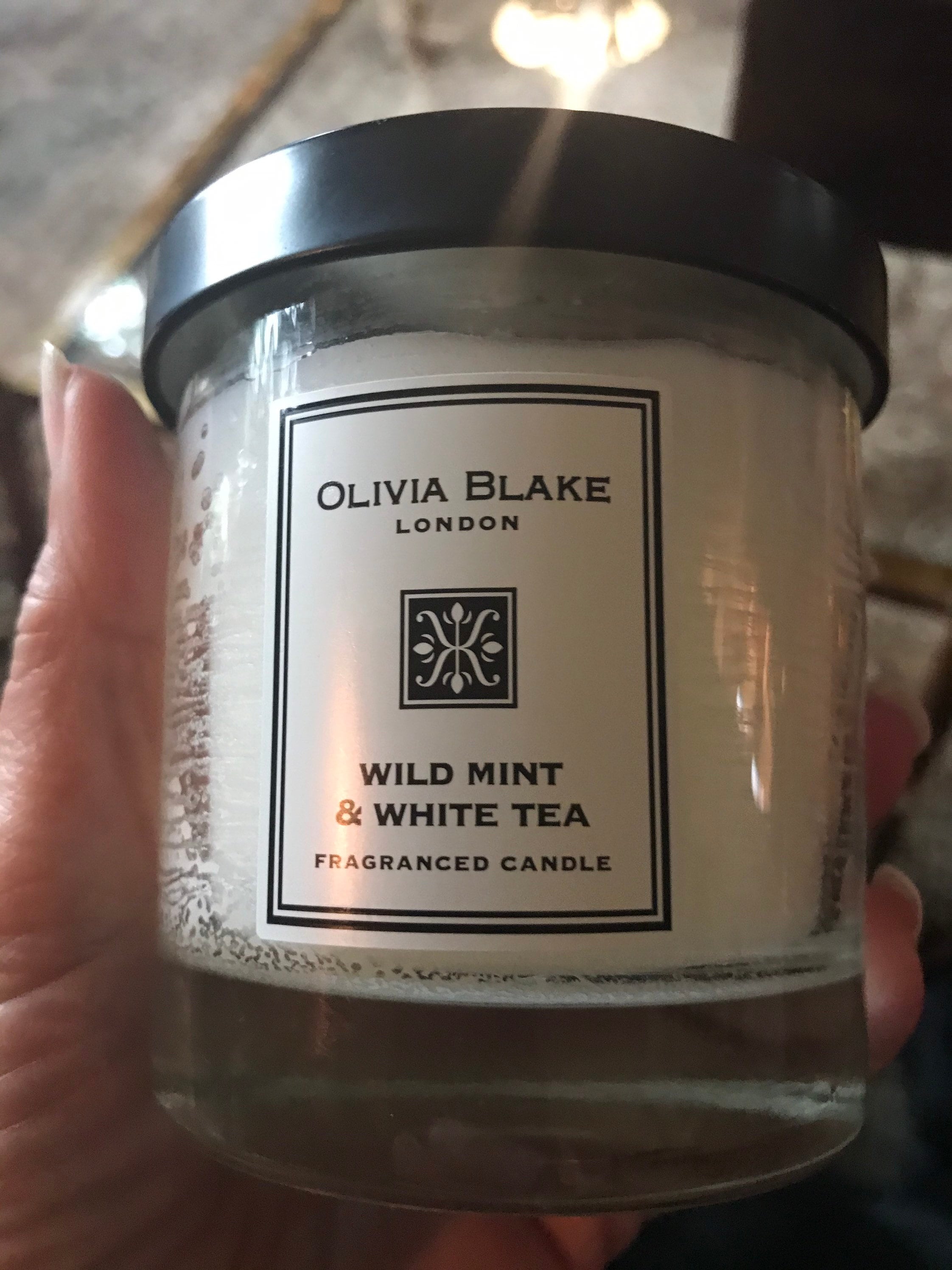 3 Olivia Blake London Wild Mint & White Tea candles Etsy