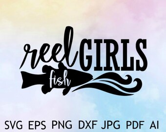 Download Reel Girls Fish Etsy