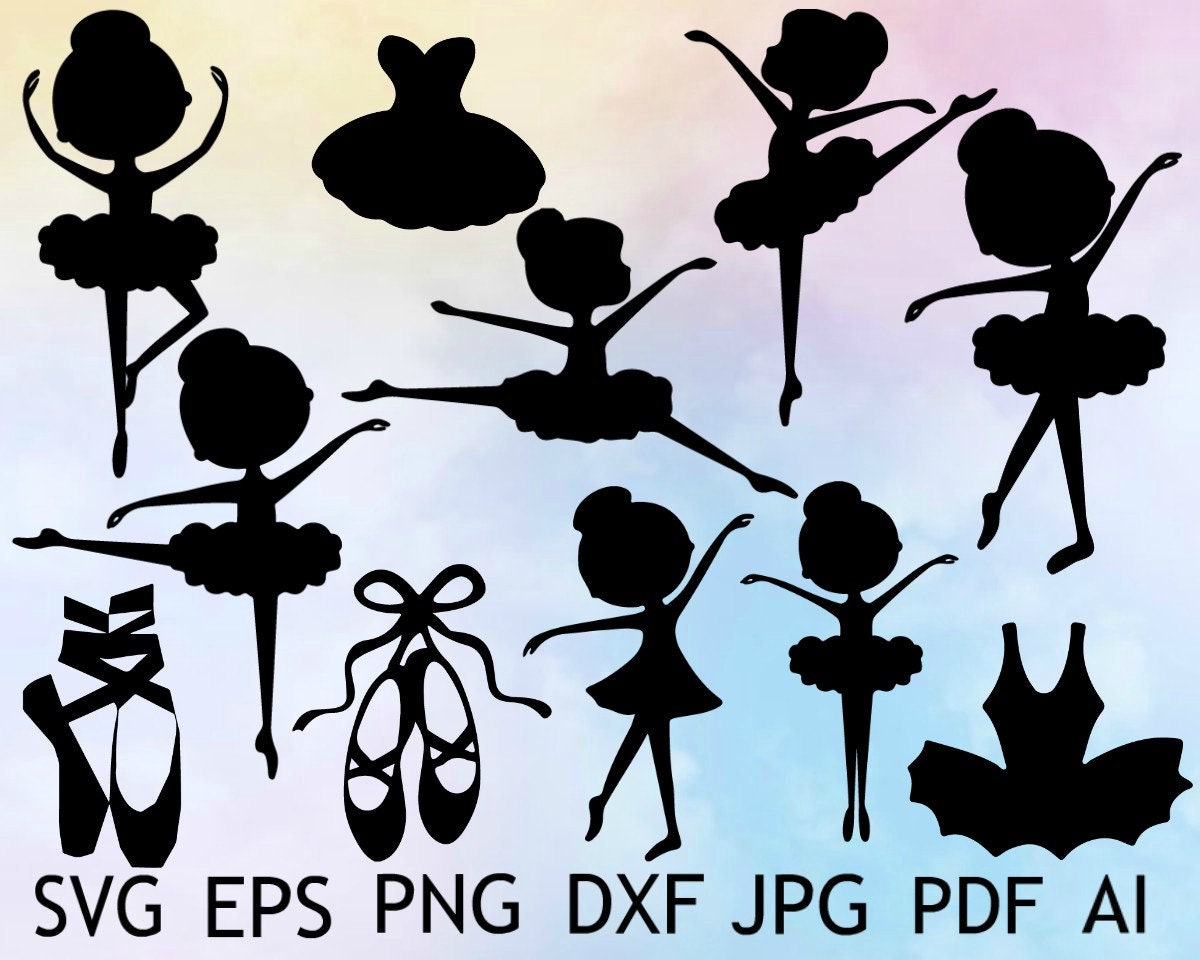 Ballerina Svg | Girls Dance Svg | Ballet Svg | Ballet Cut File | Ball…