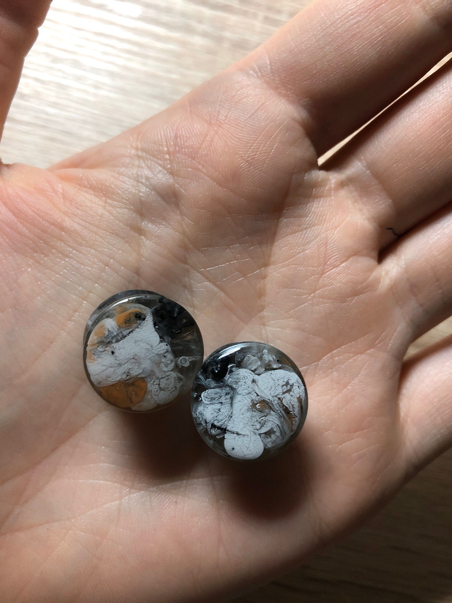 Ear plug Ear Plugs 16mm and tunnels Handmade epoxy resin Etsy