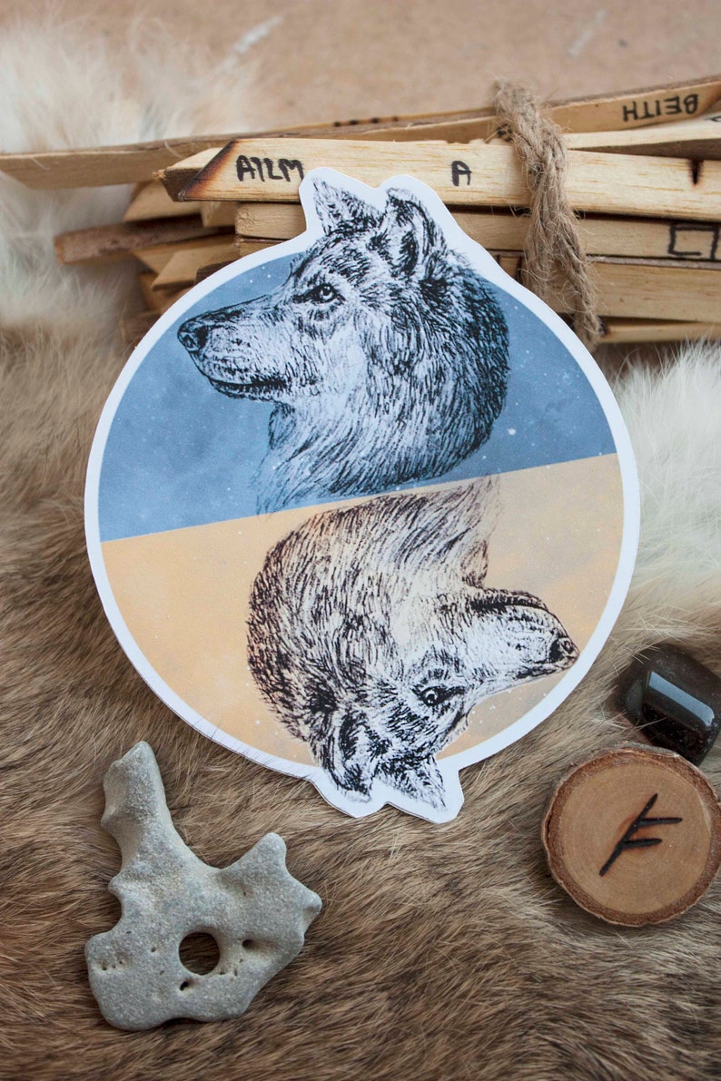 Hati And Skoll Norse Mythology