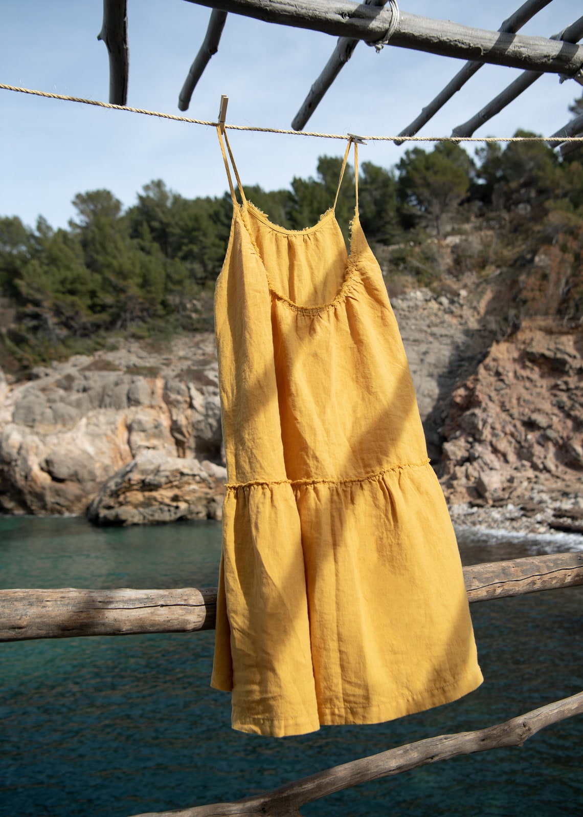 Linen Dress Bella In Golden Yellow Colour Oversized Summer Etsy linen-dress-bella-in-golden-yellow-colour-oversized-summer-etsy