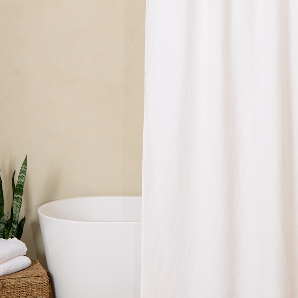 Extra Long Shower Curtain Etsy