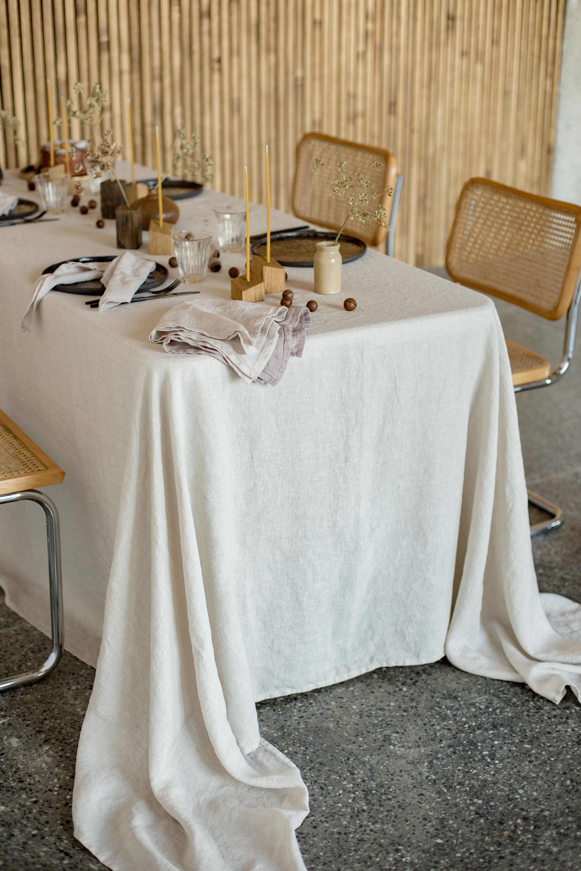 Tan linen tablecloth new arrivals