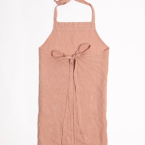 Linen Apron. Garden Apron. Full Apron For Women and Men. Cooking Apron. image 4