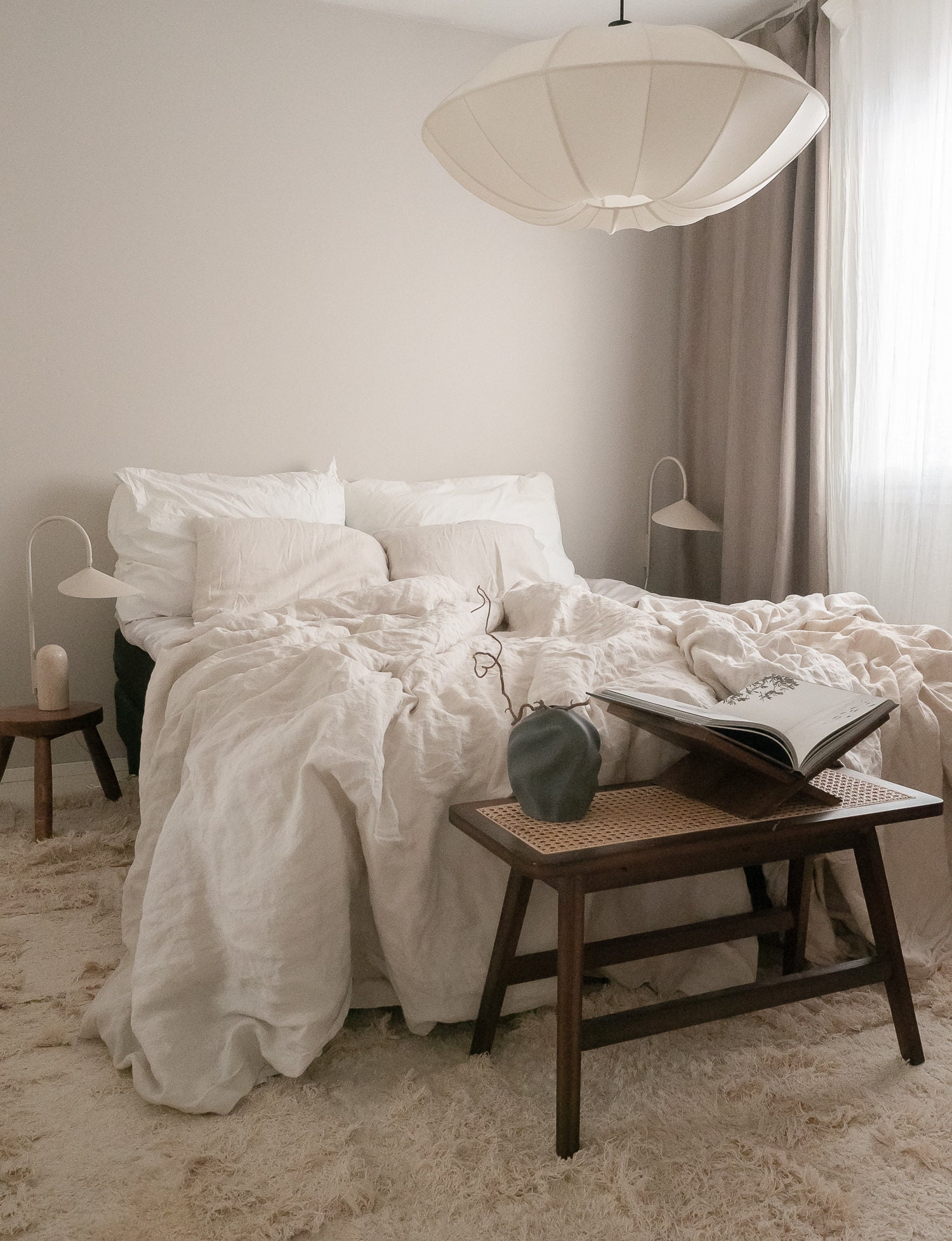 Beige cheap bed set