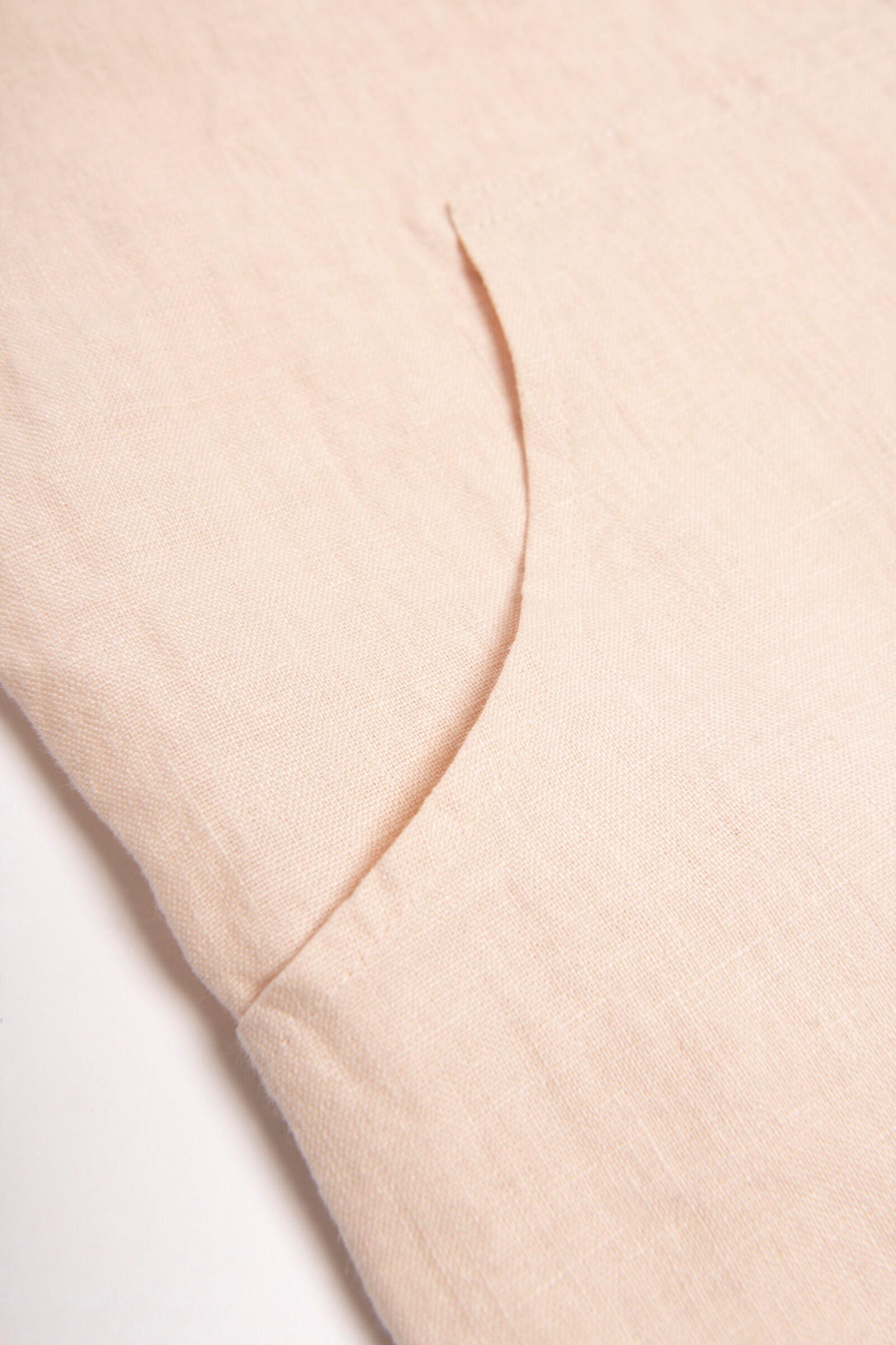 Peach Color Linen Apron. Full Apron for Women and Men. Beige Etsy