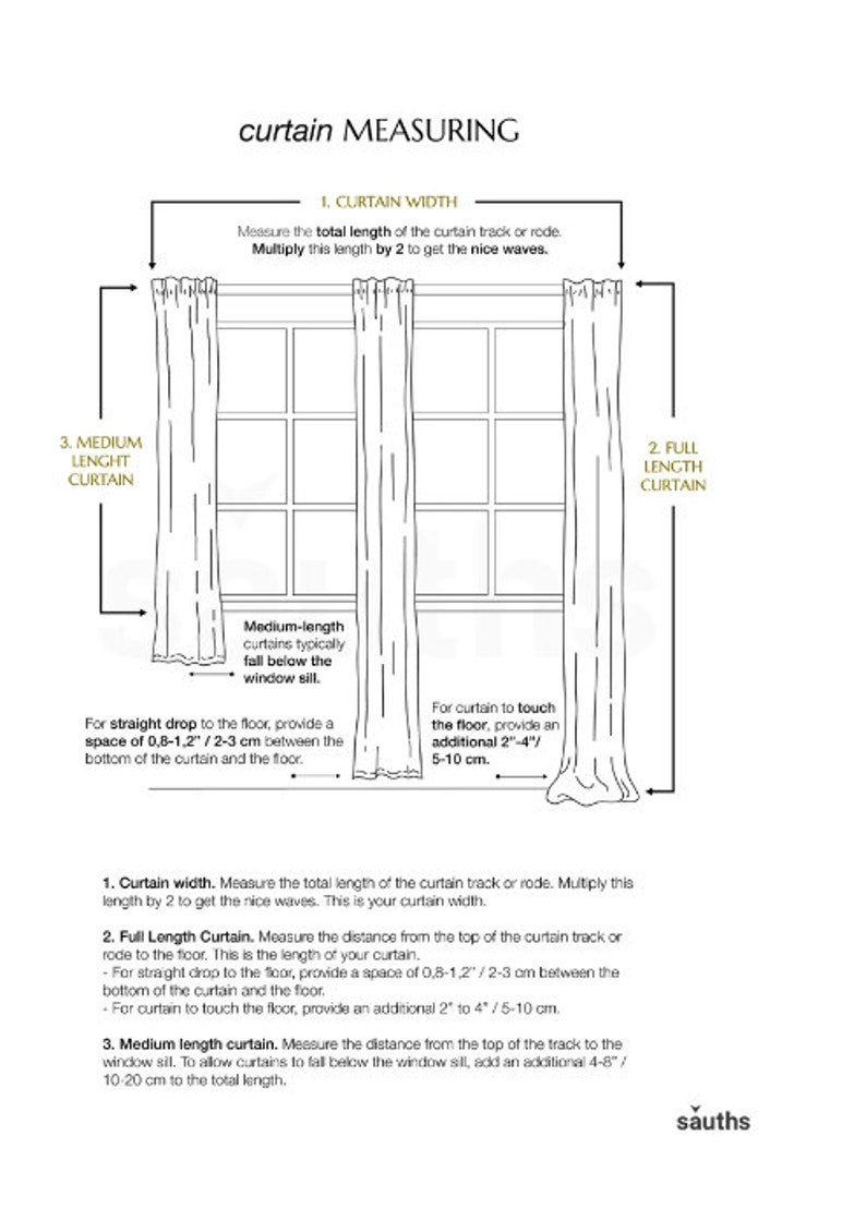 Rideaux en lin lourds avec ruban multifonctionnel, rideaux en lin extra longs beiges faits à la main image 9