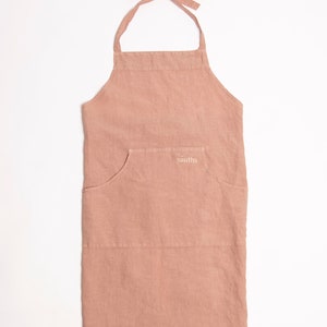 Linen Apron. Garden Apron. Full Apron For Women and Men. Cooking Apron. image 6