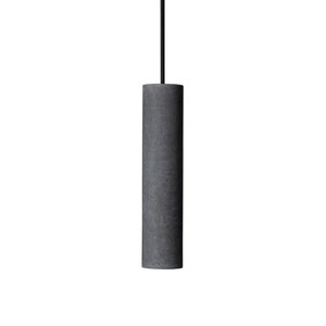 Gray Concrete Cylinder Pendant Light | Hanging Pendant Ceiling Light | Industrial Single Pendant Lamp | Ready for USA too | CoWooDesign