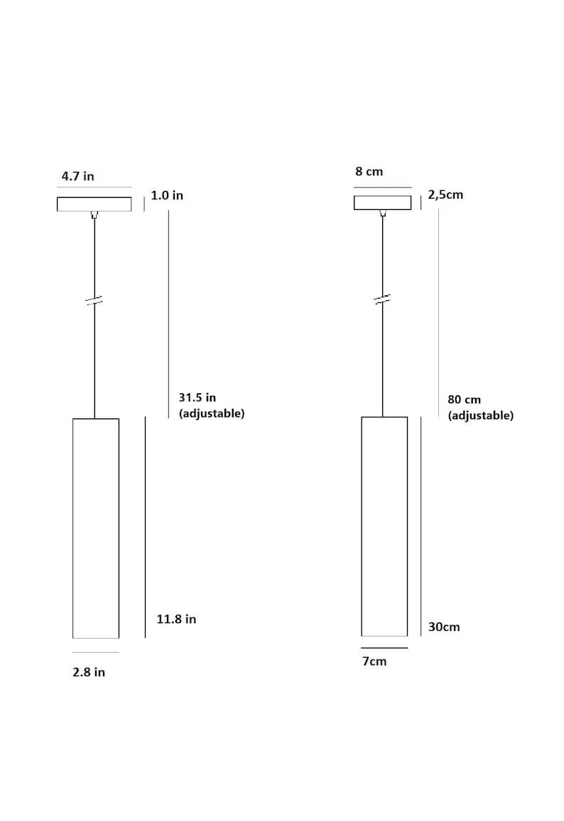 Modern Dark Gray Concrete Cylinder Pendant Light Hanging Pendant Ceiling Light Industrial Single Pendant Lamp CoWooDesign image 9