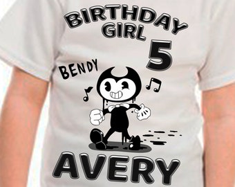 Bendy Shirt Etsy - bendy and the ink machine shirt roblox