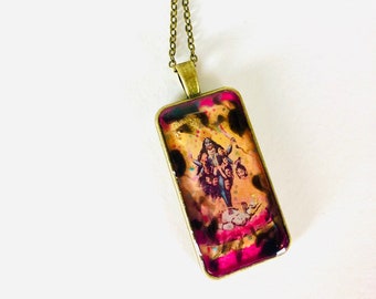 Kali Ma lg Pendant / Necklace Hindu Goddess Divine Mother | Etsy