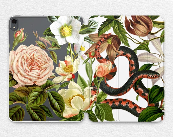 Snake in Flowers iPad Air 3 Garden of Eden iPad 12.9 2021 Case