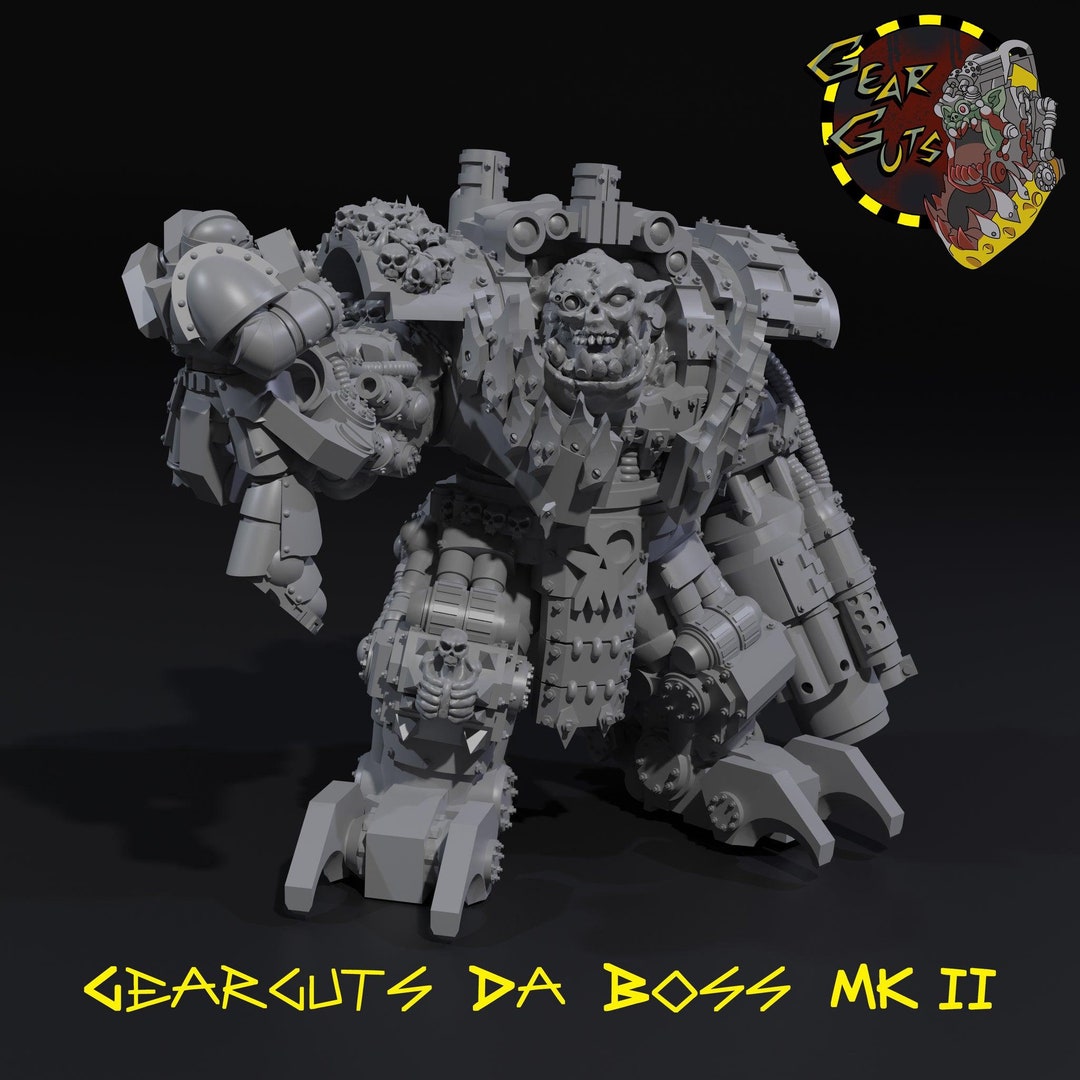 Gearguts Da Boss Mk2 Gear Guts Mek Shop Miniature - Etsy