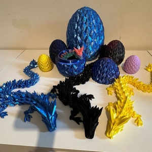 Mythical Crystal Dragon and Egg - Cinderwing3D image 2