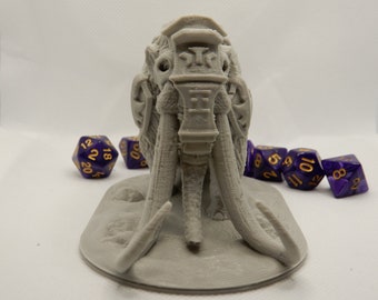 Wooly Mammoth - EC3D - Wilds of Wintertide Model, 32mm or 28mm, D&D 5e Scale