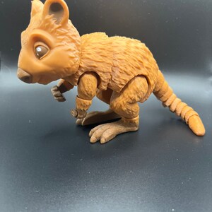 Custom Articulated 3DPrinted Quokka - Collectible Display Piece, Stress Relief, Personalized Gift - Various Colours - Mat Mire Makes image 4