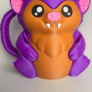 Bramble the Bat Ice Cream Holder - 3D Printed Cute Ice Pint Holder image 5