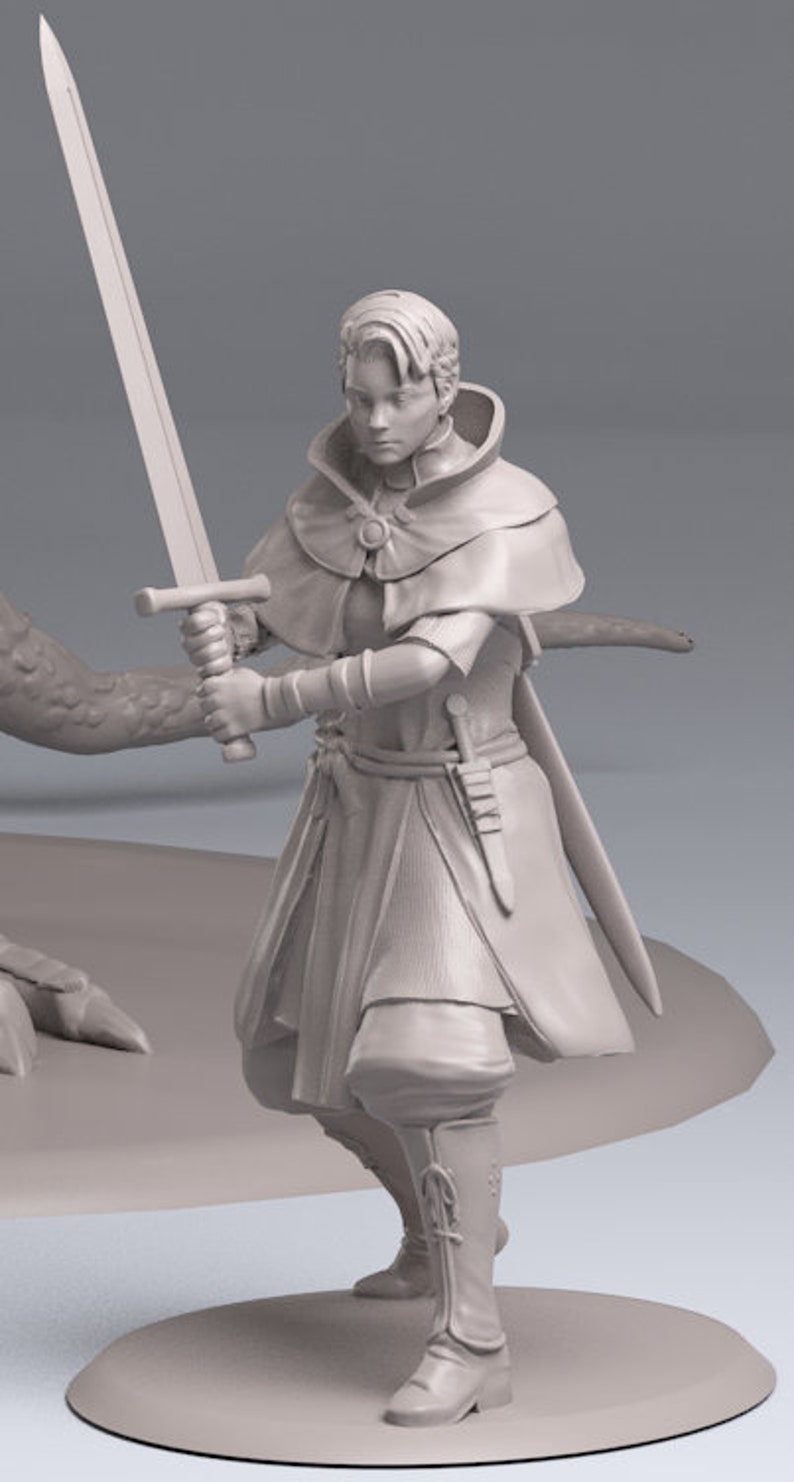 str guy resin statue
