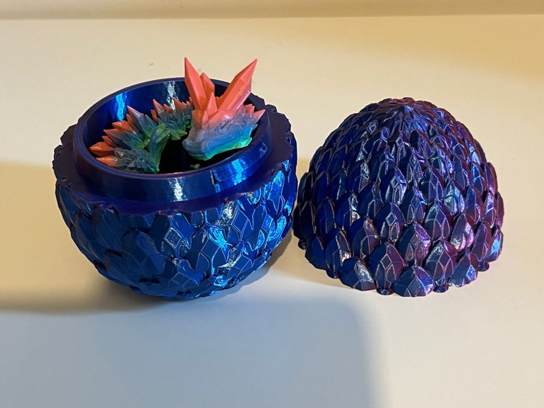 Mythical Crystal Dragon and Egg - Cinderwing3D image 6