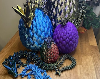 Mythical Crystal Dragon and Egg - Cinderwing3D