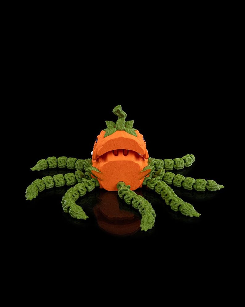Pump-Krake! Kürbis Kraken Fidget Bild 4