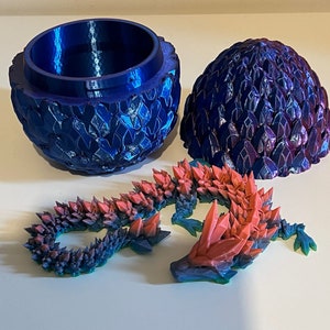 Mythical Crystal Dragon and Egg - Cinderwing3D image 5