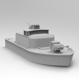 Brown Water Gunboat - WOWBuildings - Historical Wargaming