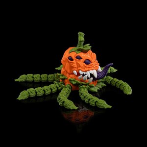 Pump-Krake! Kürbis Kraken Fidget Bild 3
