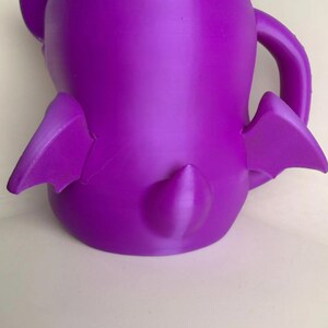 Bramble the Bat Ice Cream Holder - 3D Printed Cute Ice Pint Holder image 4