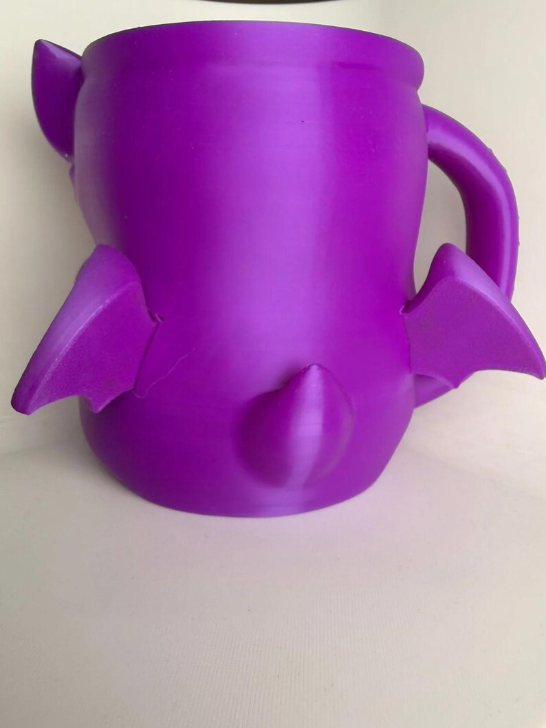 Bramble the Bat Ice Cream Holder - 3D Printed Cute Ice Pint Holder image 4